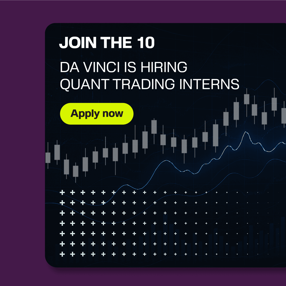 Da Vinci Trading quant trading interns wervingscampagne