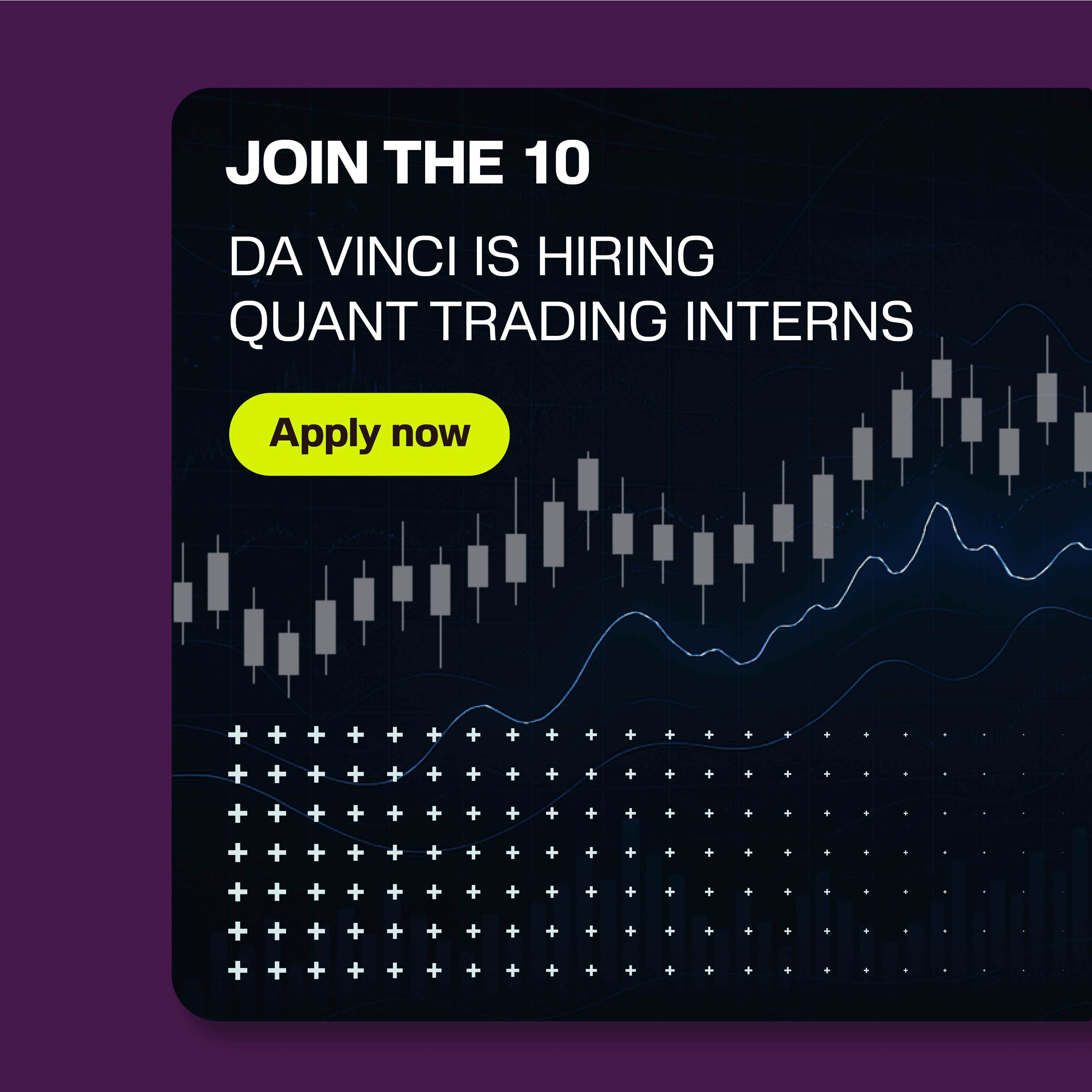 Da Vinci Trading quant trading interns wervingscampagne